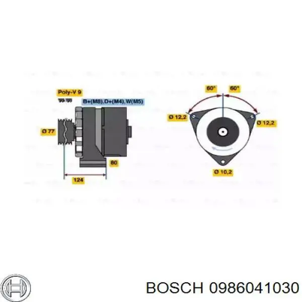 Comprar 0986041030 Bosch Dynamo