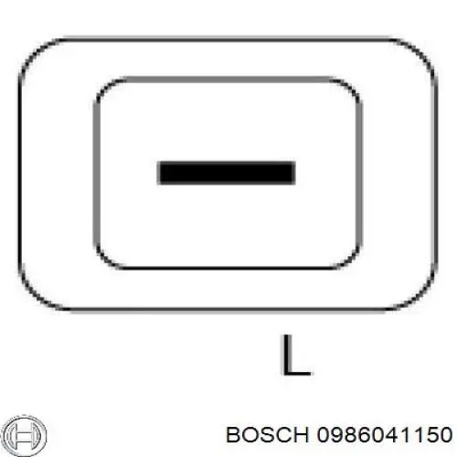 0986041150 Bosch alternador