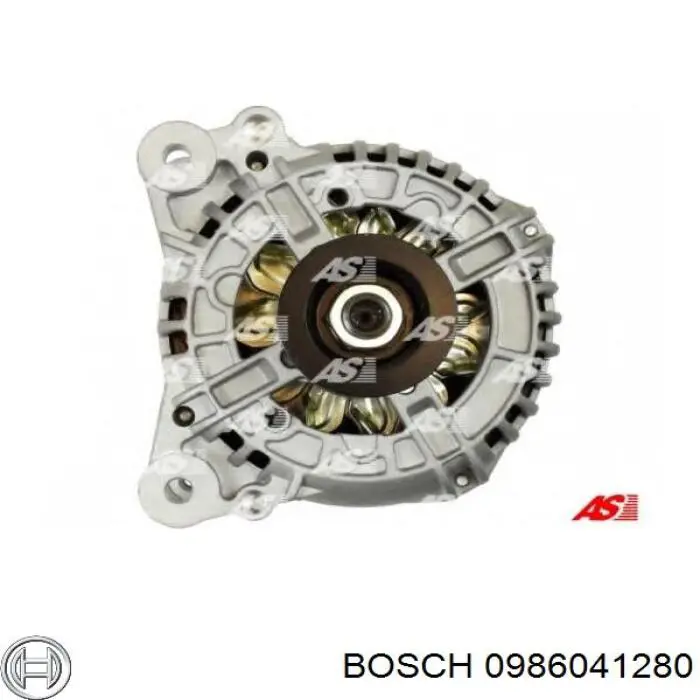 0 986 041 280 Bosch alternador