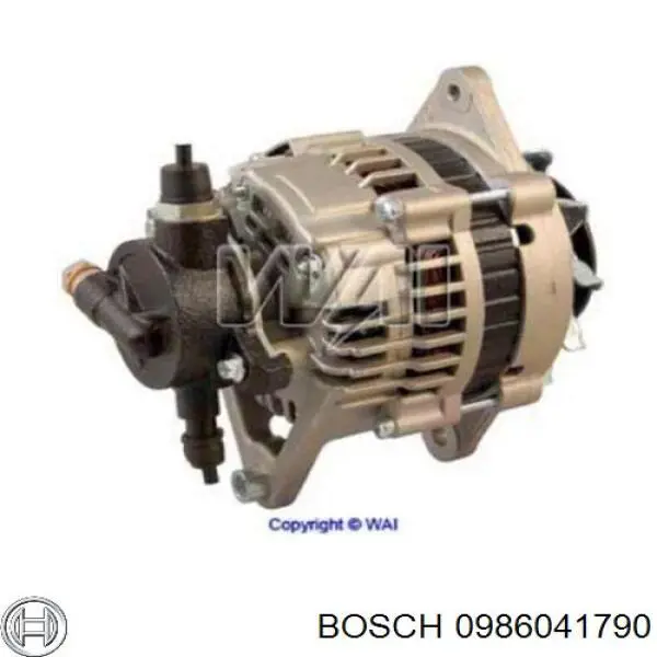 0986041790 Bosch alternador