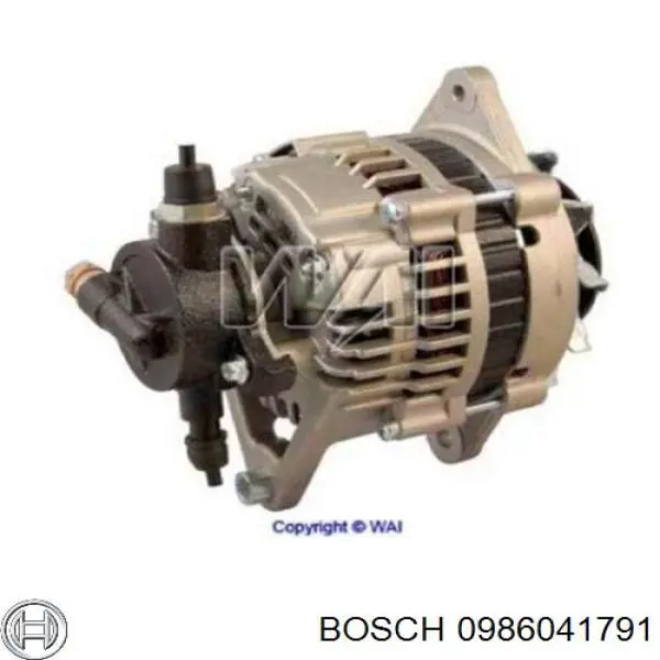 0986041791 Bosch Alternador de coche