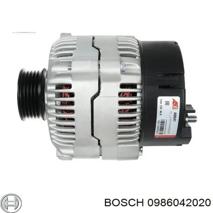 0986042020 Bosch Alternador de coche