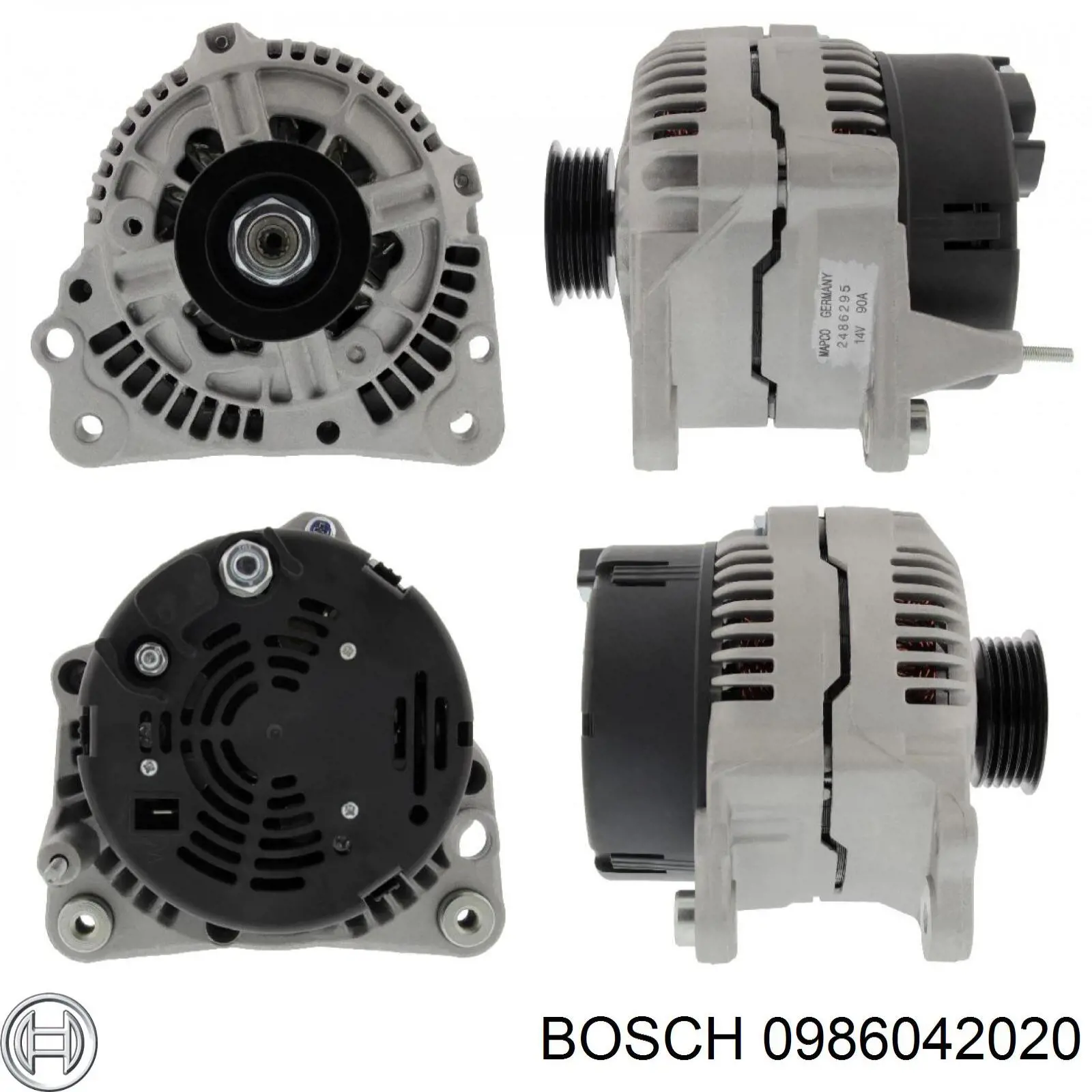 0986042020 Bosch alternador