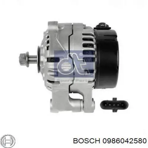 Alternador del motor Bosch 0986042580 precio, desde 265,56 EUR