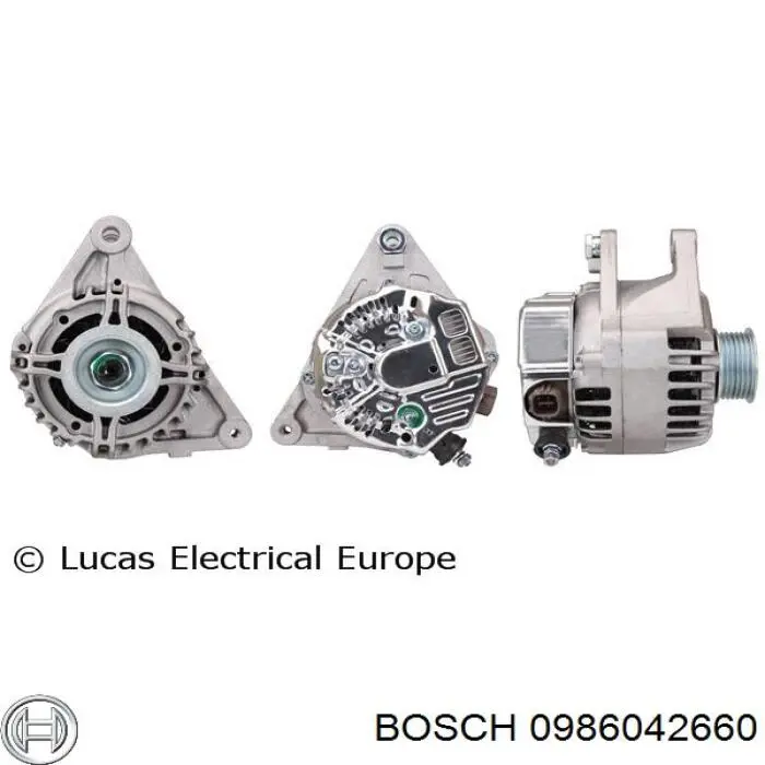 Alternador del motor Bosch 0986042660 precio, desde 211,72 EUR