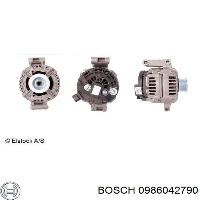 0 986 042 790 Bosch alternador