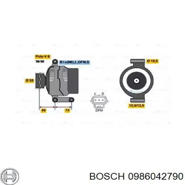 Alternador 4719 Cevam