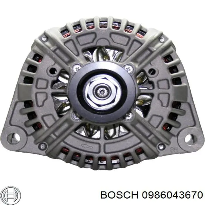 0986043670 Bosch alternador