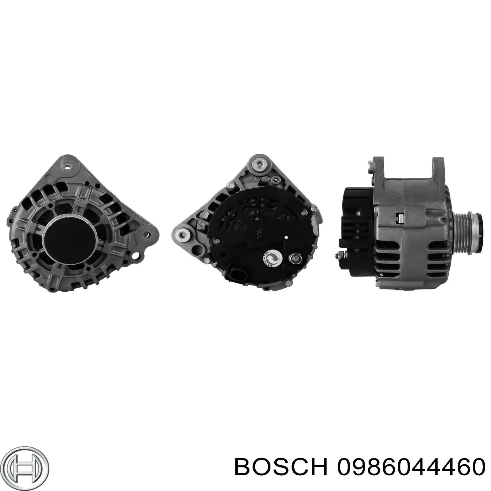 Alternador del motor Bosch 0986044460 precio, desde 129,72 EUR