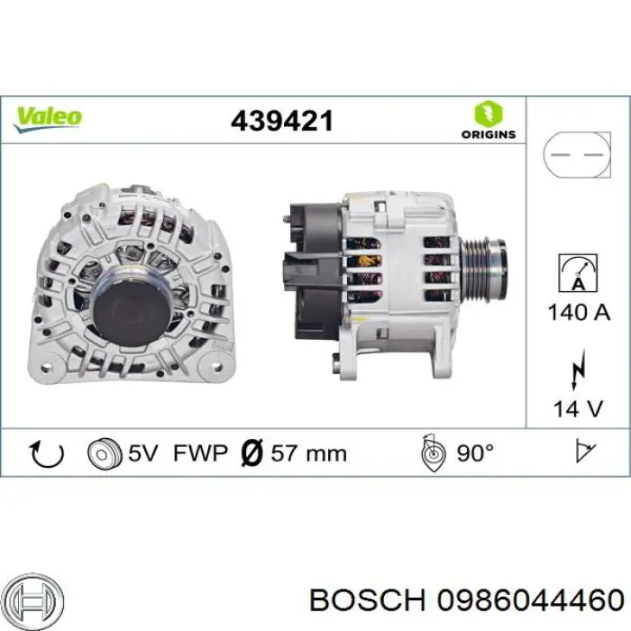 Comprar 0986044460 Bosch Dynamo