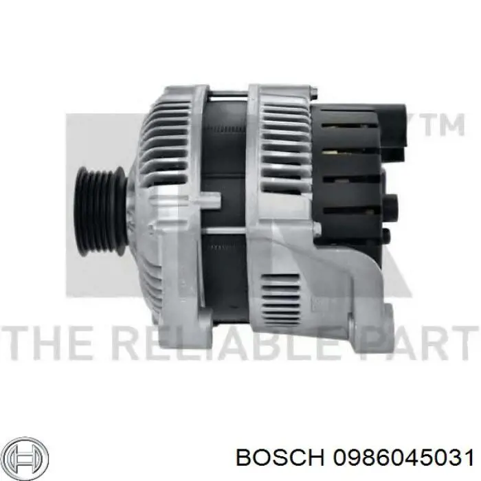 Alternador del motor Bosch 0986045031 precio, desde 323,97 EUR