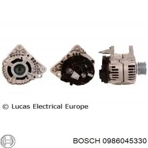 0 986 045 330 Bosch alternador