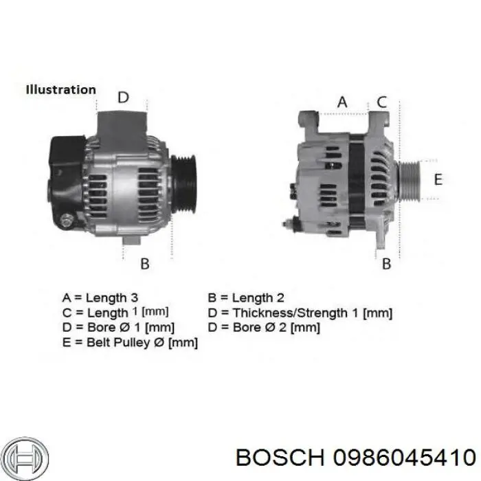 Comprar 0986045410 Bosch Dynamo