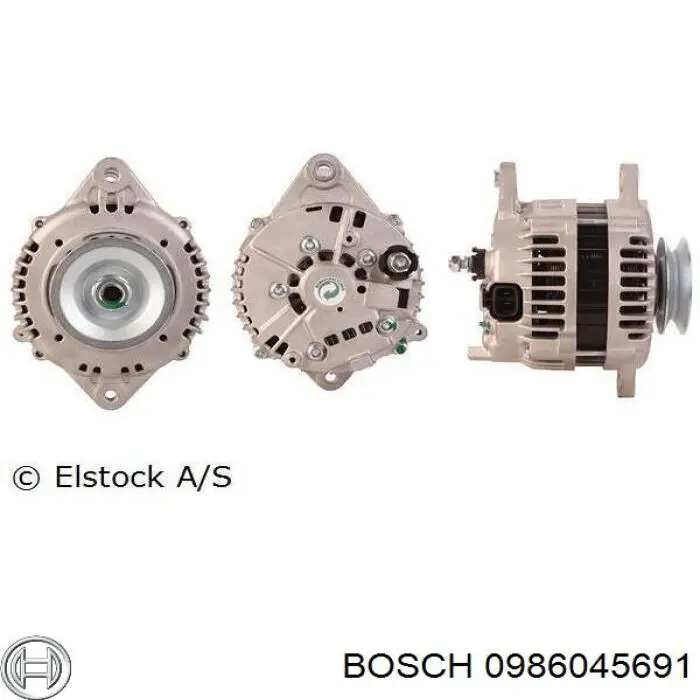 0986045691 Bosch alternador