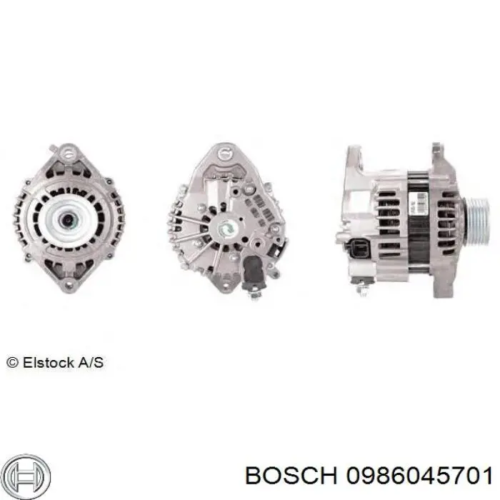 0 986 045 701 Bosch alternador
