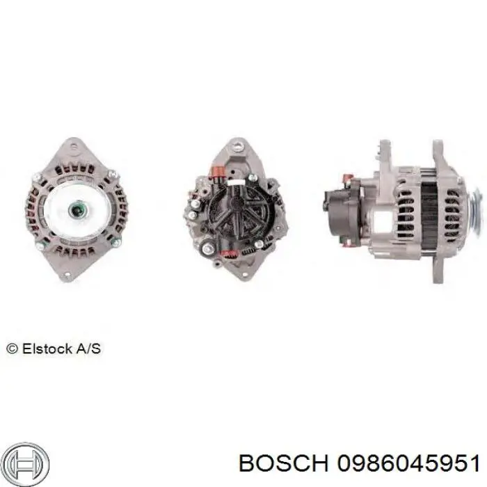 0986045951 Bosch alternador