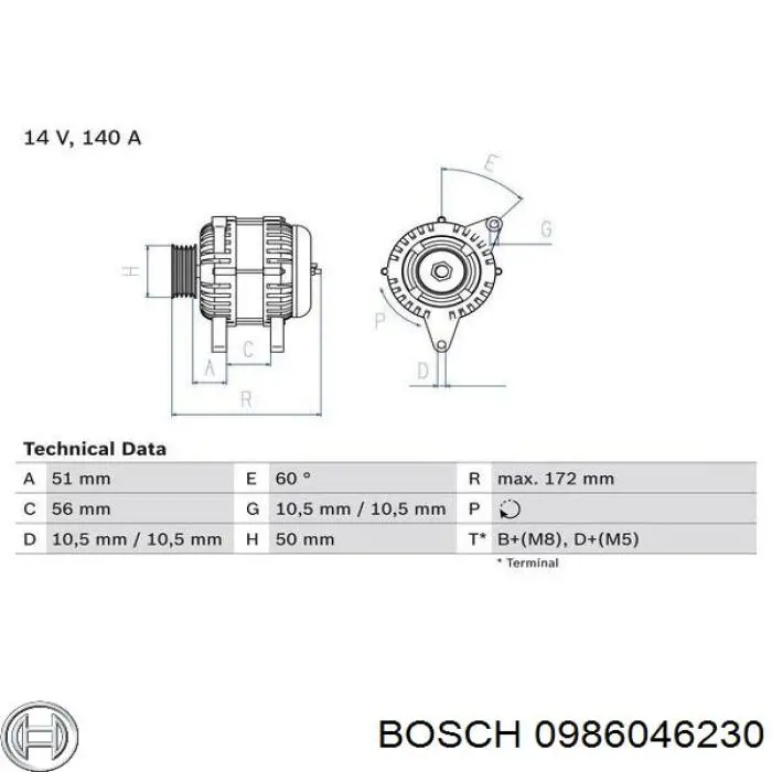 4737 Cevam Alternador de coche