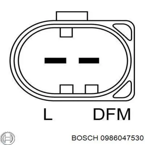 0 986 047 530 Bosch alternador