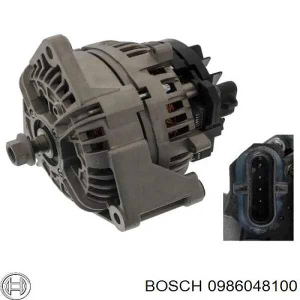 0986048100 Bosch alternador