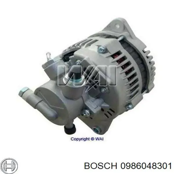 Alternador 0986048301 Bosch