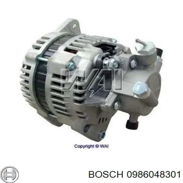 0 986 048 301 Bosch alternador