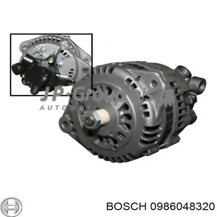 Alternador 0986048320 Bosch