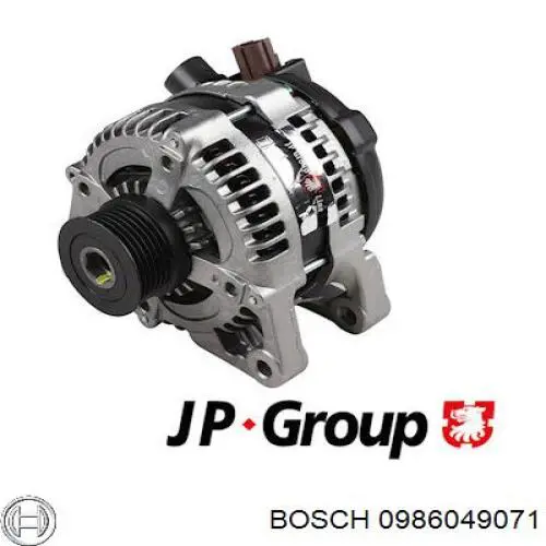 Alternador del motor Bosch 0986049071 precio, desde 111,80 EUR