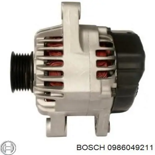 Alternador 0986049211 Bosch