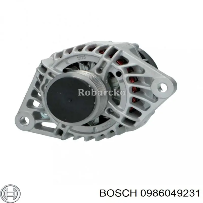 0 986 049 231 Bosch alternador