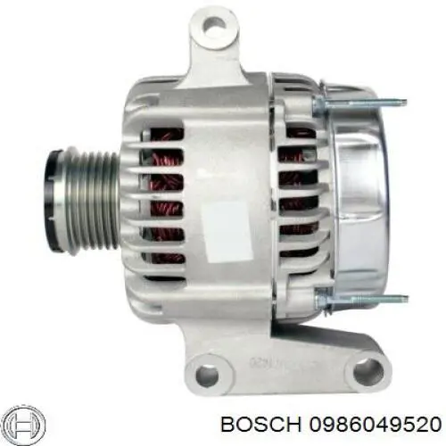 0 986 049 520 Bosch alternador