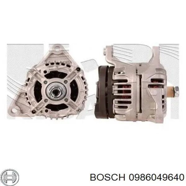 0986049640 Bosch Alternador de coche