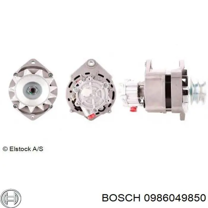 0986049850 Bosch alternador