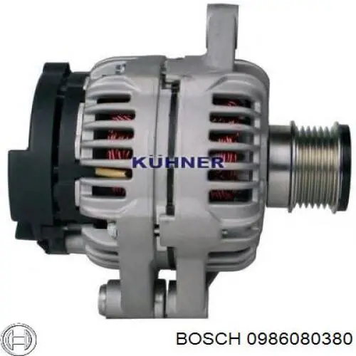 0 986 080 380 Bosch alternador