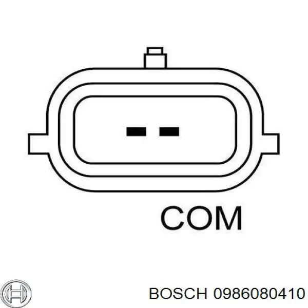 0 986 080 410 Bosch alternador