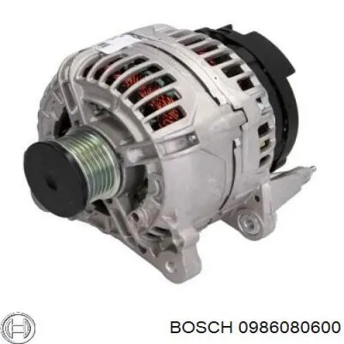 0 986 080 600 Bosch alternador