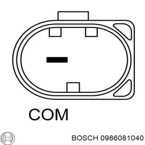 0986081040 Bosch alternador