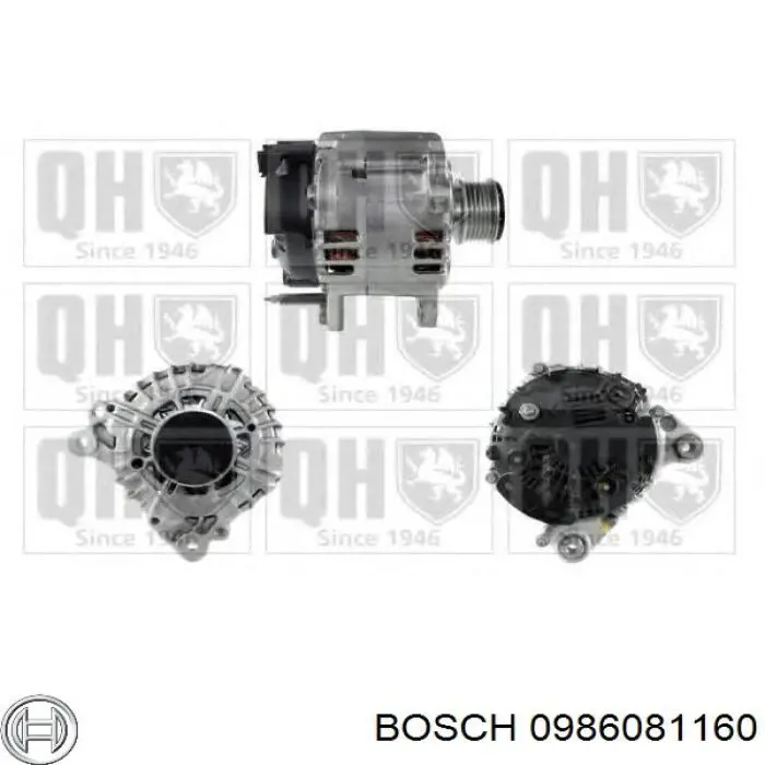 Alternador del motor Bosch 0986081160 precio, desde 294,42 EUR