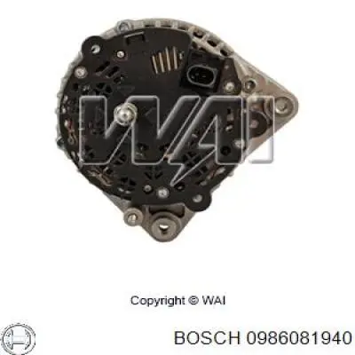 0986081940 Bosch Alternador de coche