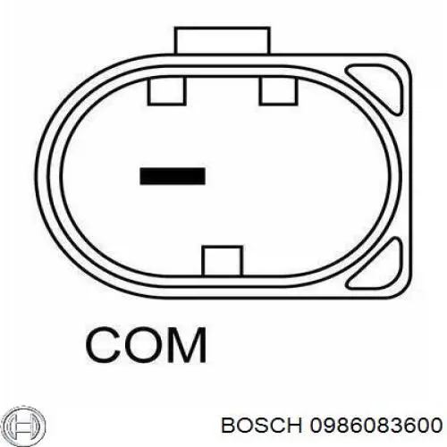 0986083600 Bosch Alternador de coche