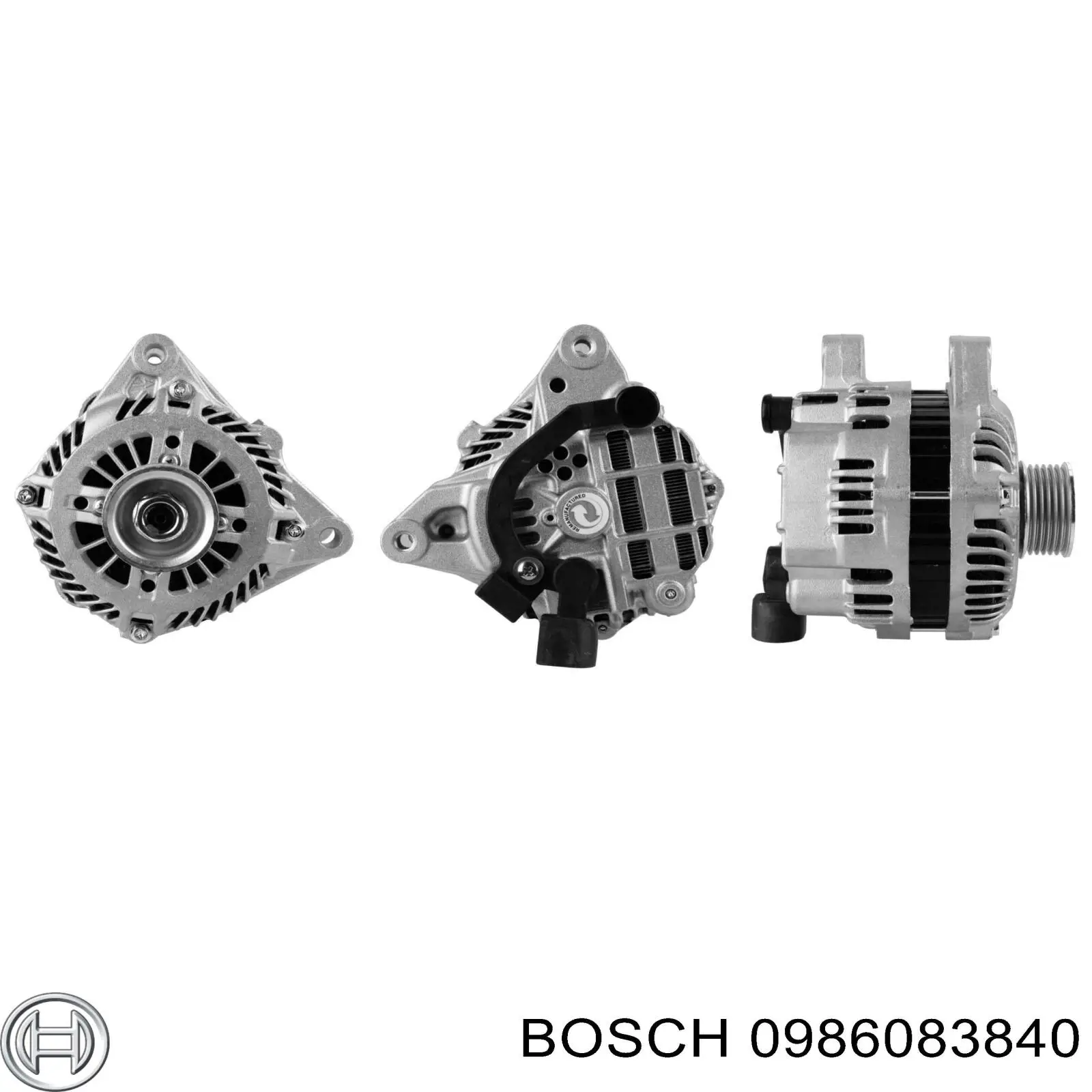 0986083840 Bosch alternador