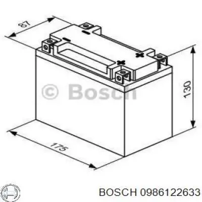 Batería de Arranque Bosch (0986122633)