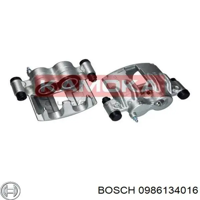 Pinza de freno, Eje delantero izquierda Bosch 0986134016