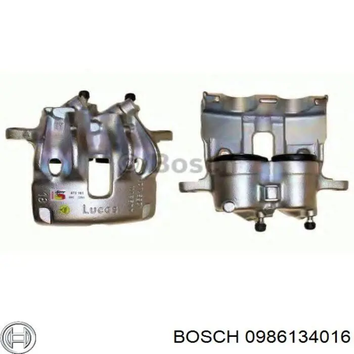 Pinza de freno delantera izquierda 0986134016 Bosch