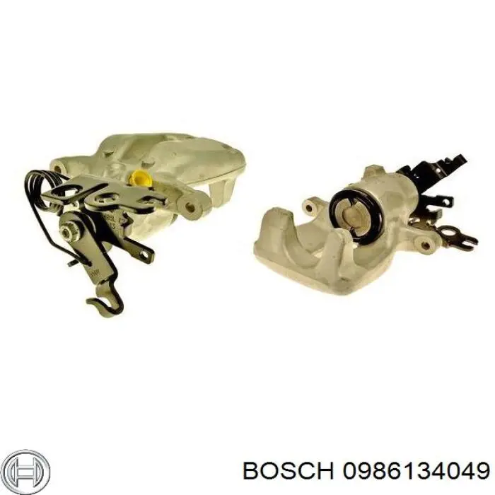 0 986 134 049 Bosch pinza de freno trasera izquierda