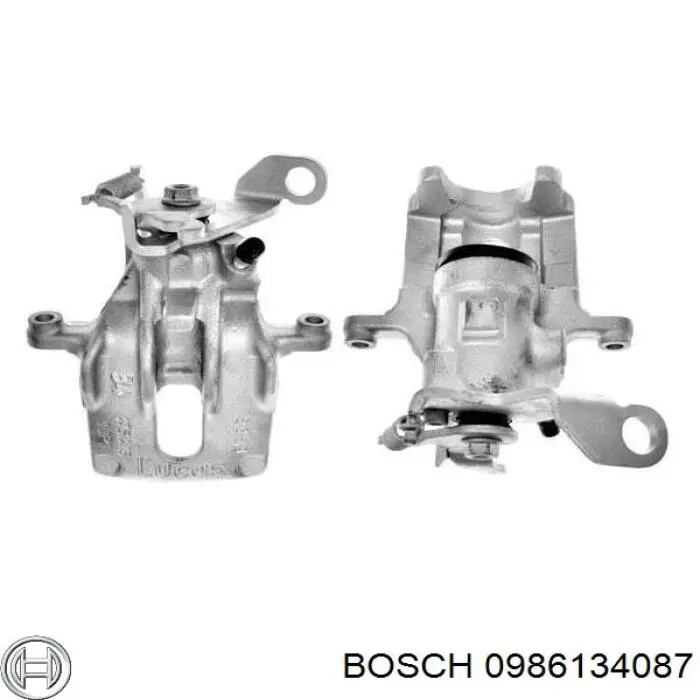 0986134087 Bosch pinza de freno trasera izquierda