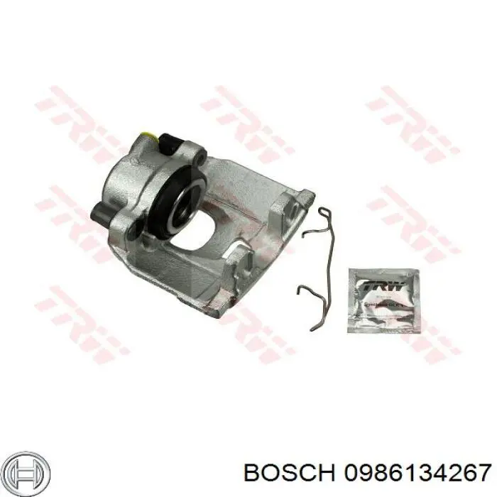 0 986 134 267 Bosch pinza de freno delantera izquierda