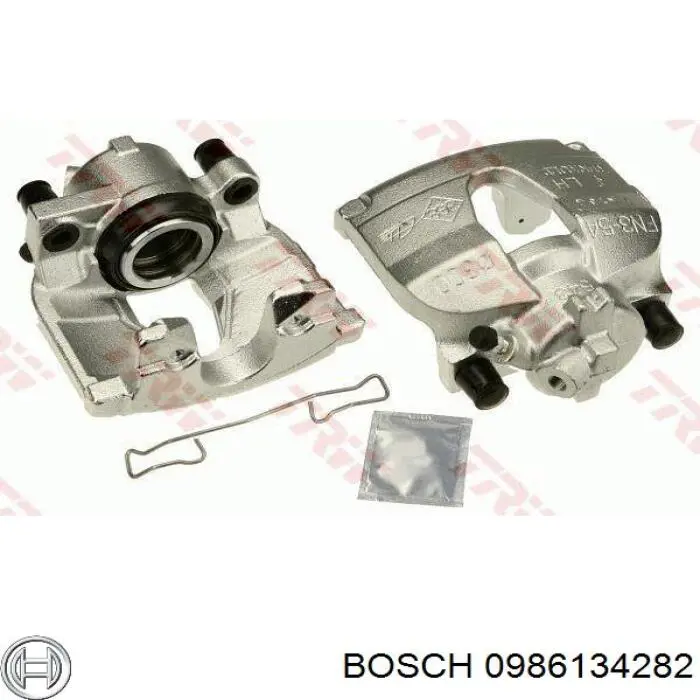 0 986 134 282 Bosch pinza de freno delantera izquierda