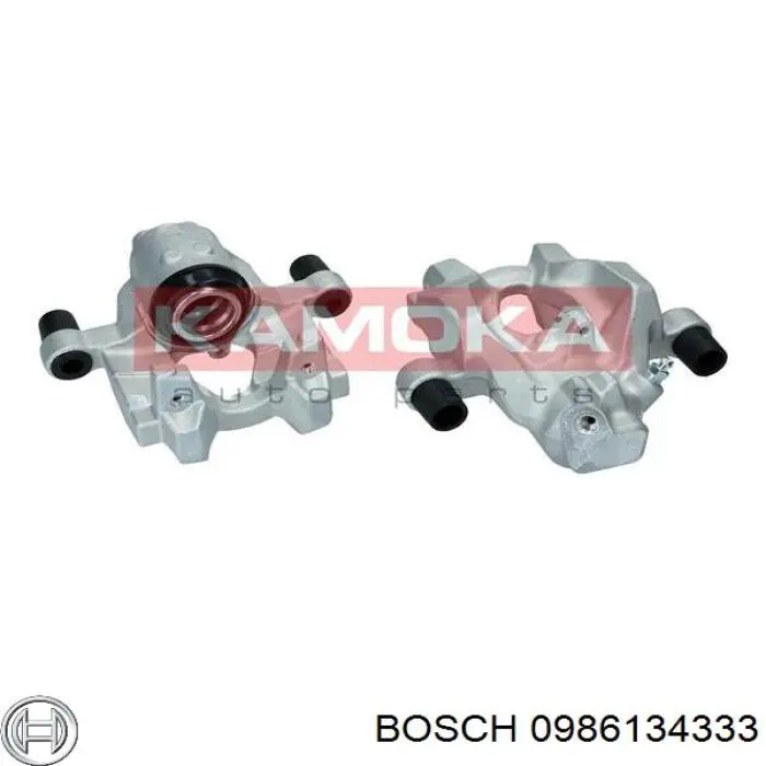 0 986 134 333 Bosch pinza de freno trasera izquierda