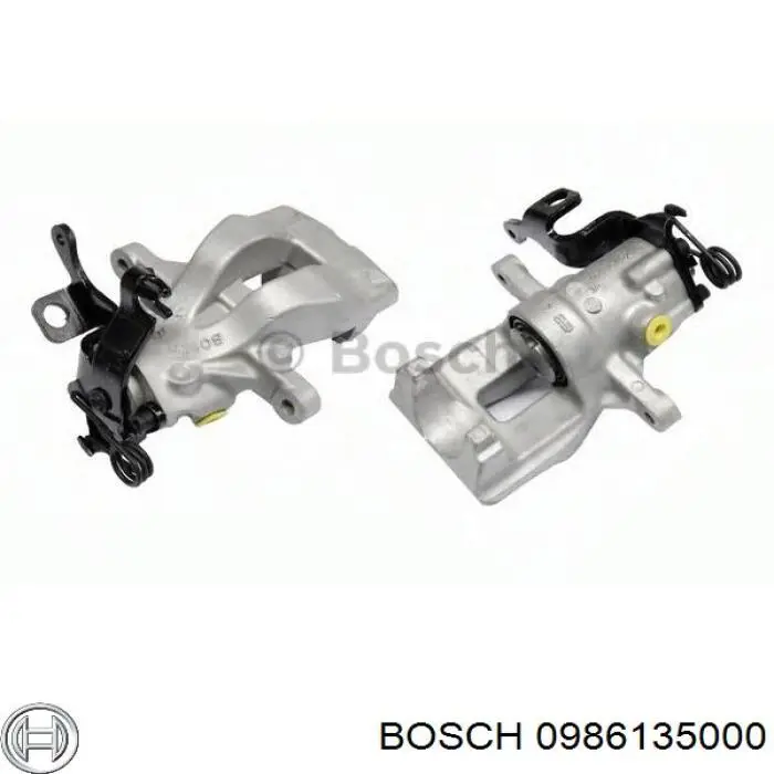 0986135000 Bosch Pinza de freno trasera derecha