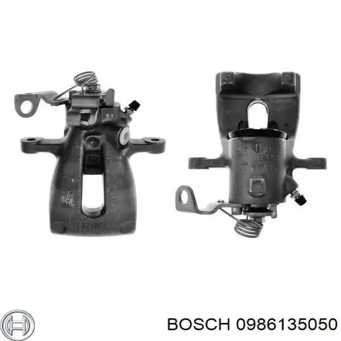 0 986 135 050 Bosch pinza de freno trasero derecho